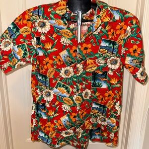Vintage Men’s Banana Jack Honolulu Legends of Hawaii Butyon Up Shirt - Small